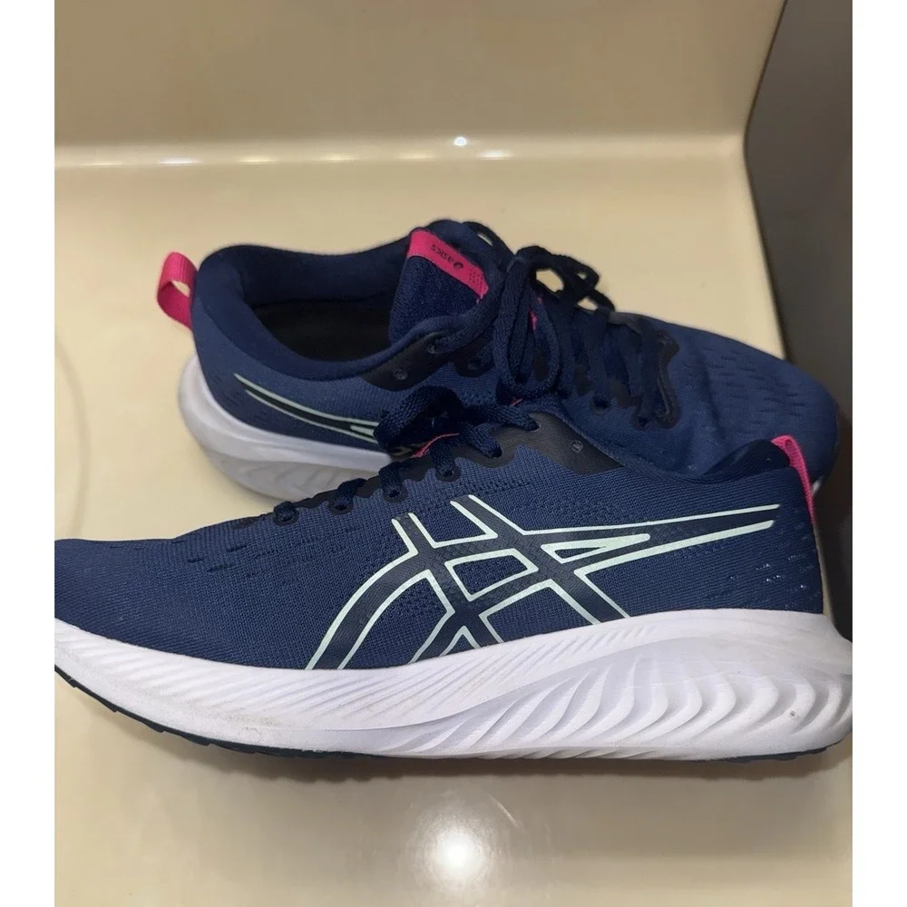 Asics Gel Excite 10 Blue Expanse Soothing Sea Running Shoes Women's Size 8.5